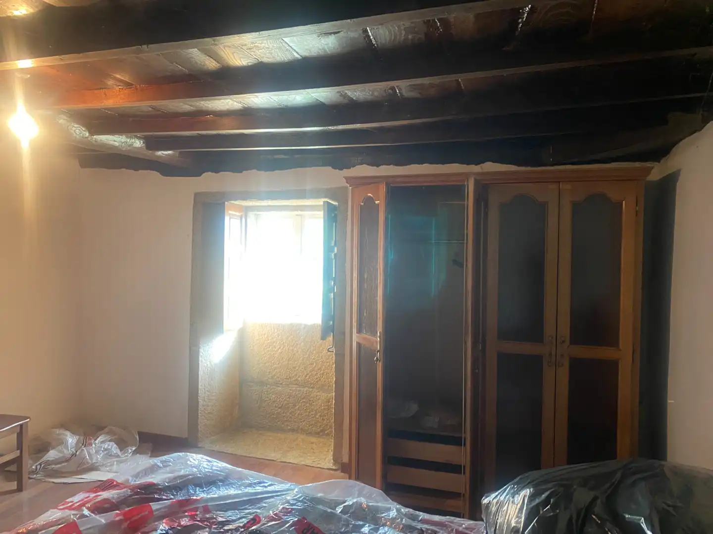 Bedroom of Houses for sale in Lalín  with Private garden, Parquet flooring and Terrace