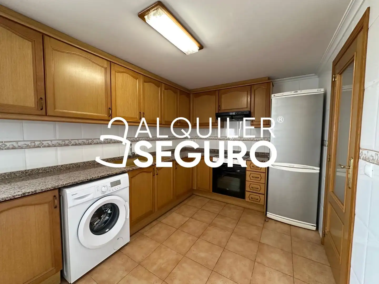 Kitchen of Flat for rent in Torrent  with Air Conditioner and Furnished