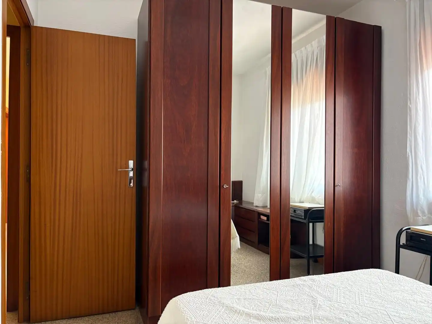Bedroom of Flat for sale in Granollers  with Air Conditioner, Heating and Furnished