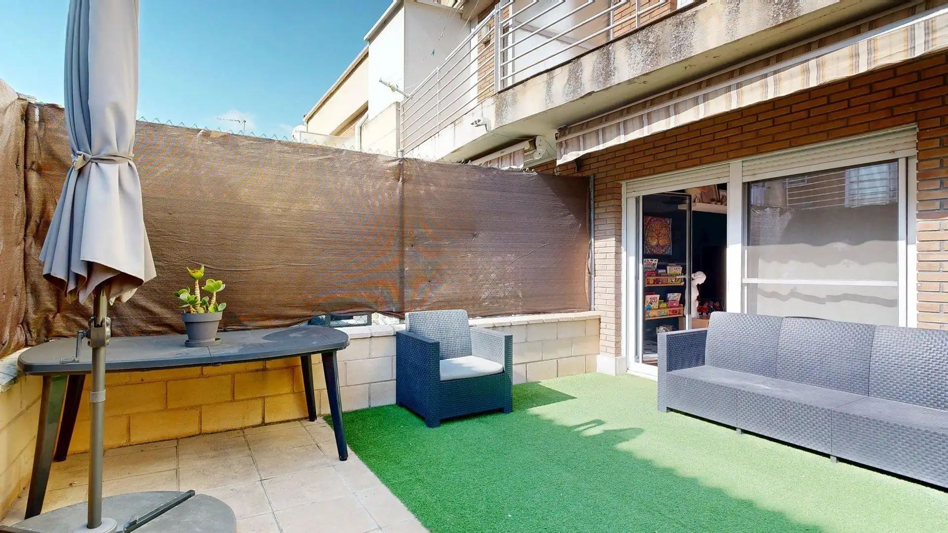 Terraza de Casa adosada en venta en Zaragoza con Calefacción, Jardín privado y Terraza