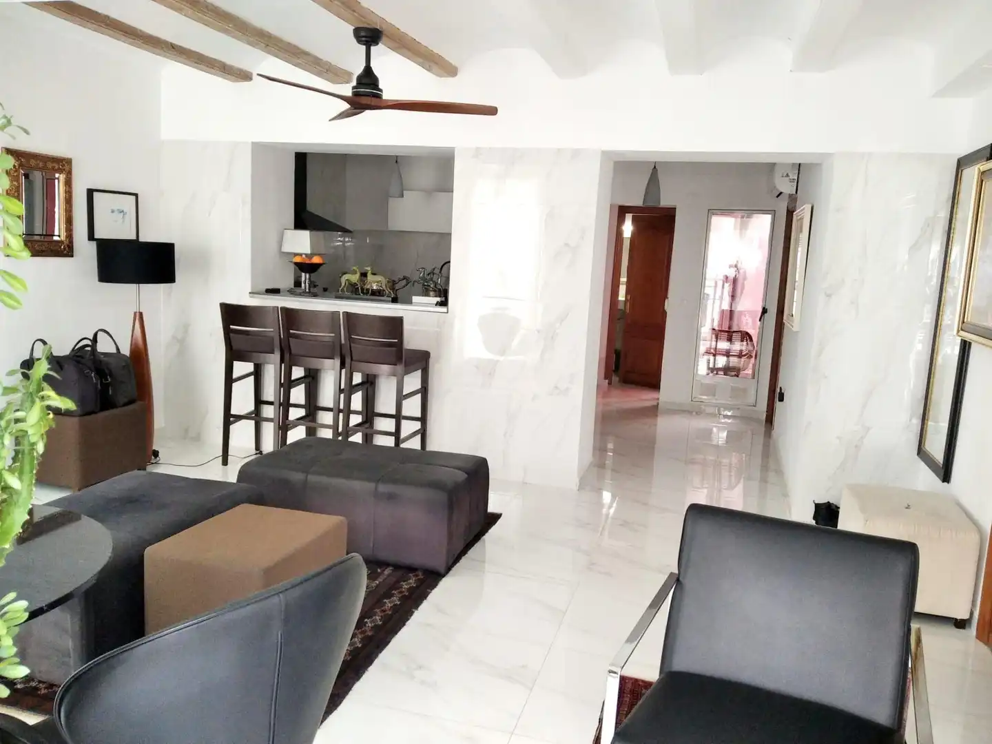 Wohnzimmer von Wohnungen zum Verkauf in Valencia mit Klimaanlage, Terrasse und Abstellraum