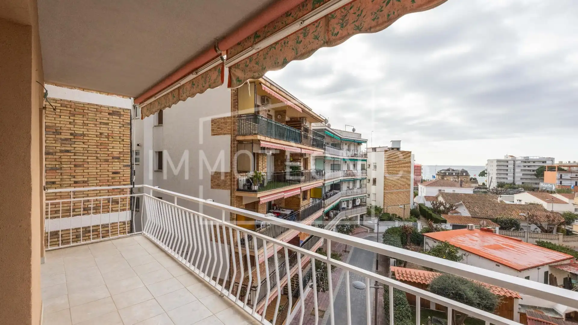 Terrasse von Wohnung zum Verkauf in Caldes d'Estrac mit Parkett