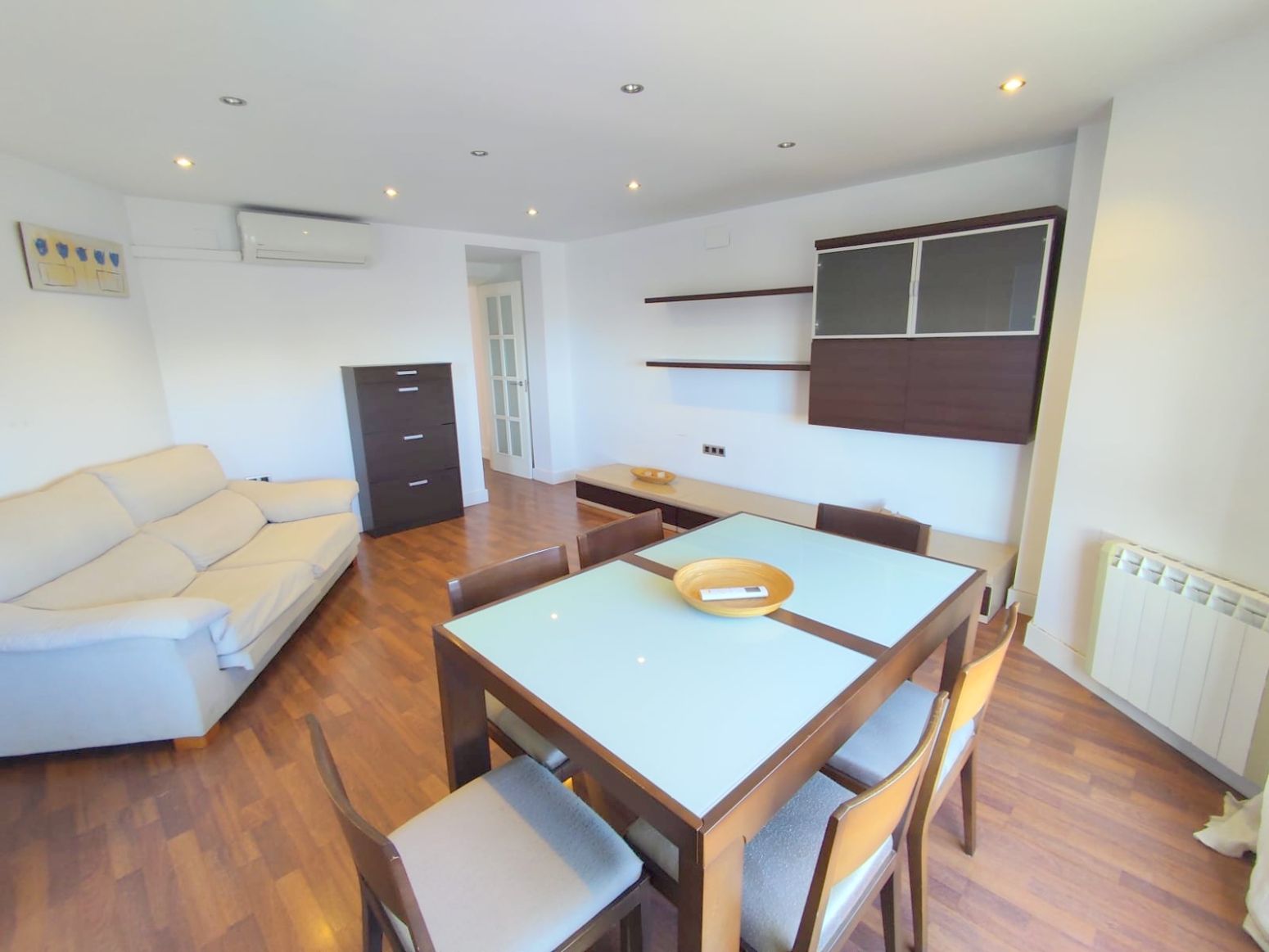 Living room of Flat to rent in Puçol  with Air Conditioner, Heating and Parquet flooring