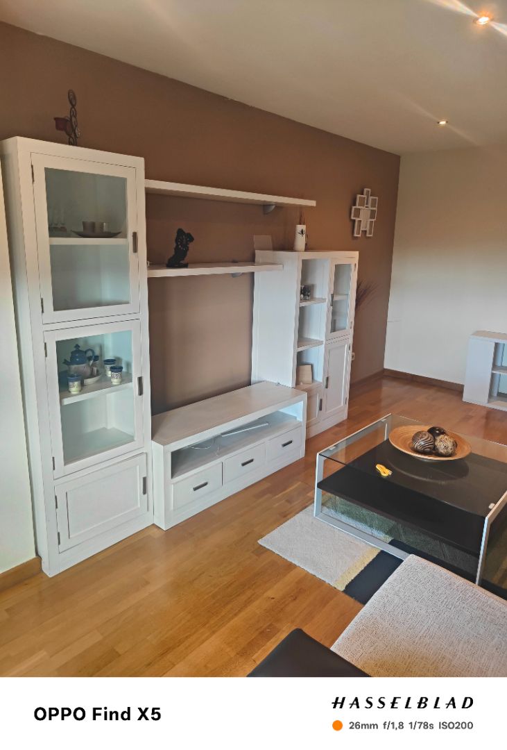 Living room of Apartment for rent in Vigo   with Heating, Parquet flooring and Furnished