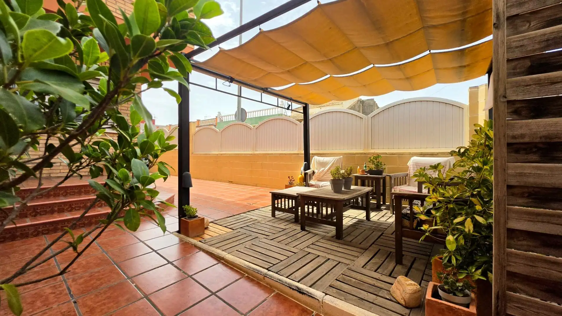 Terrassa de Casa o xalet en venda en Cartagena amb Aire condicionat, Calefacció i Jardí privat