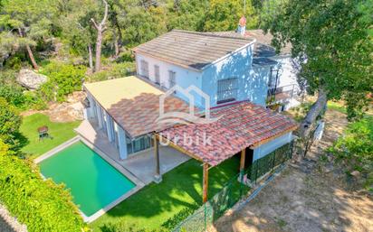 Vista exterior de Casa o xalet en venda en Santa Cristina d'Aro amb Calefacció, Jardí privat i Terrassa