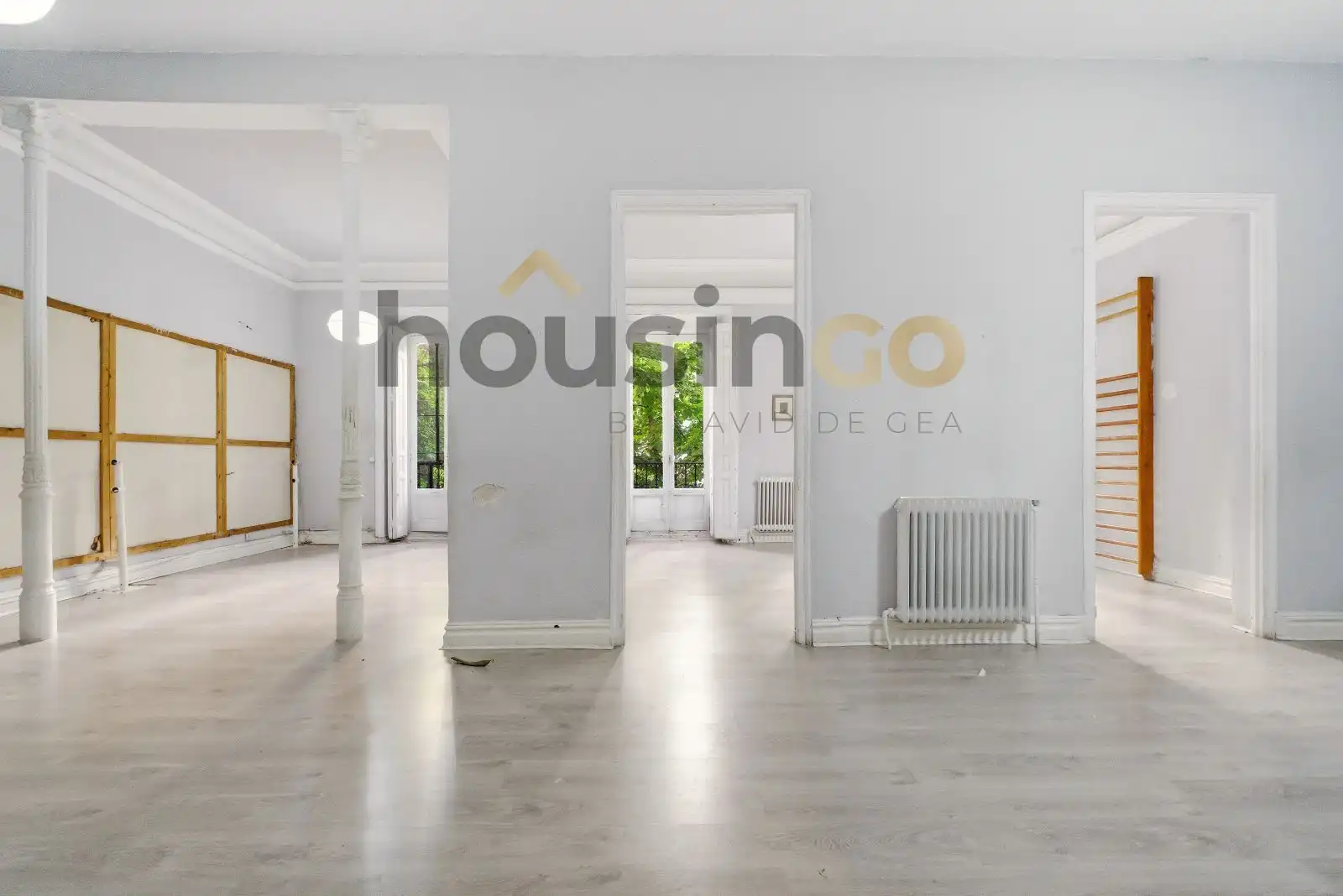 Sala de estar de Piso en venta en Madrid con Parquet, Terraza y Horno