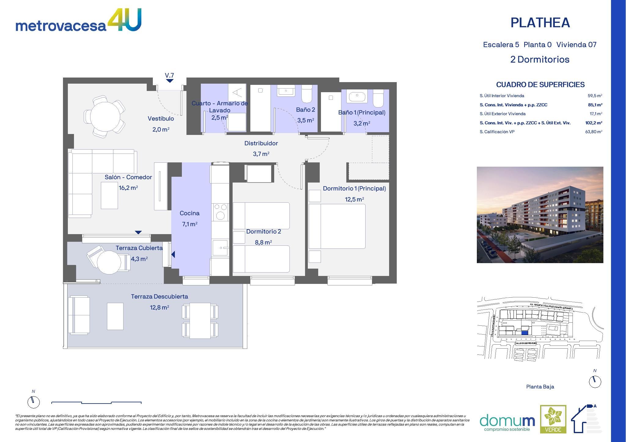 Flat for sale in Sagunto / Sagunt  with Parquet flooring, Terrace and Storage room