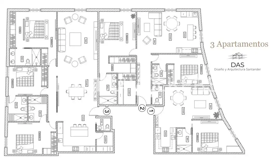 Flat for sale in Santander  with Heating