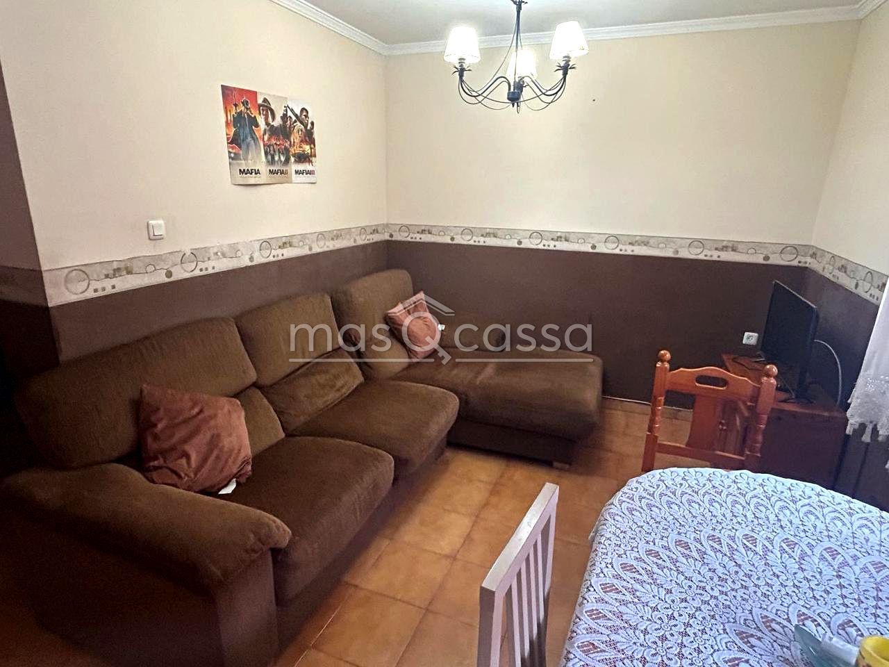 Sala d'estar de Pis de lloguer en La Línea de la Concepción amb Terrassa i Moblat