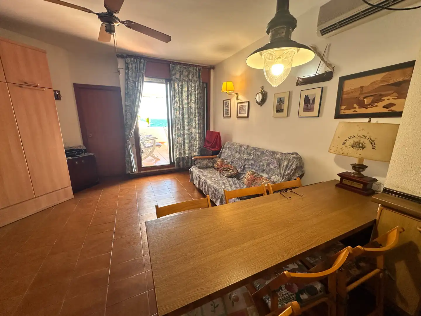 Sala d'estar de Àtic en venda en Cambrils amb Aire condicionat, Calefacció i Moblat