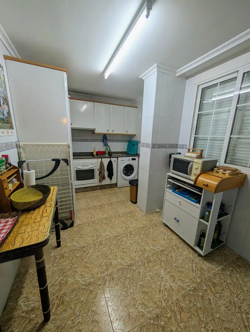 Cuina de Apartament de lloguer en Cartagena amb Aire condicionat i Terrassa