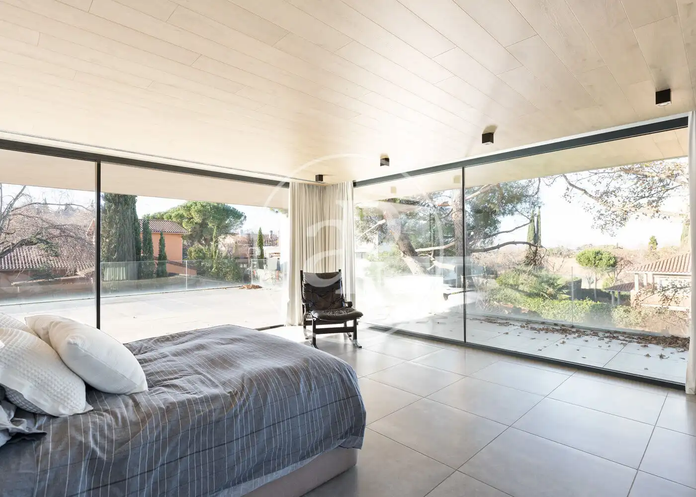 Bedroom of Houses for sale in Sant Cugat del Vallès  with Air Conditioner, Heating and Private garden