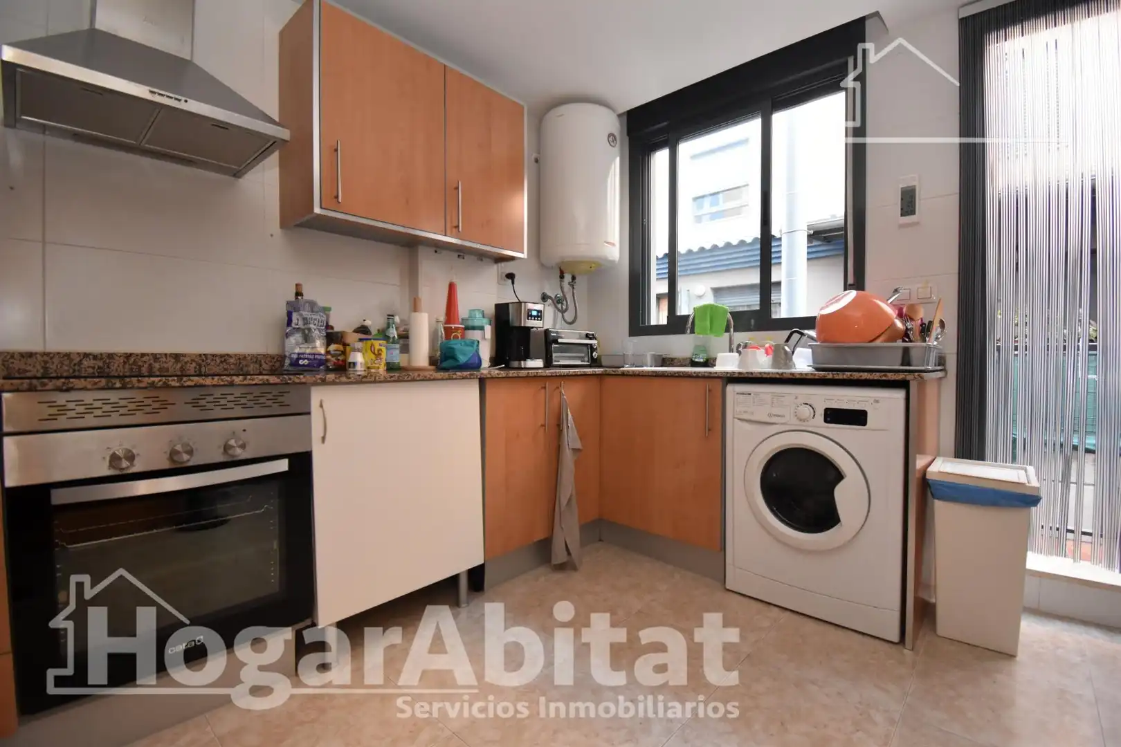 Cuina de Casa adosada en venda en Almazora / Almassora amb Terrassa, Traster i Moblat