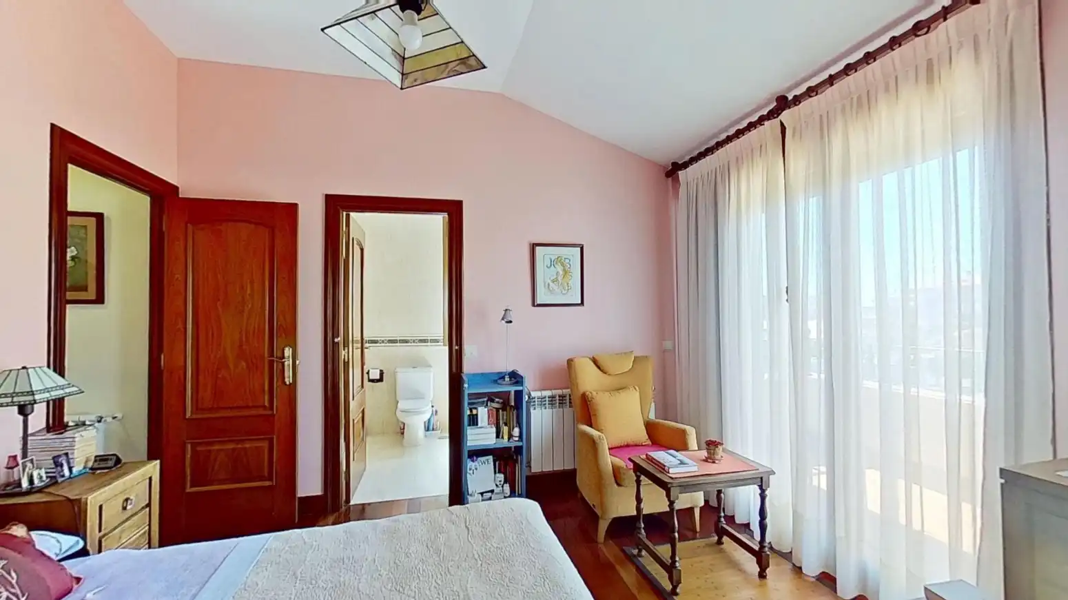 Dormitori de Casa adosada en venda en Suances amb Calefacció, Jardí privat i Parquet