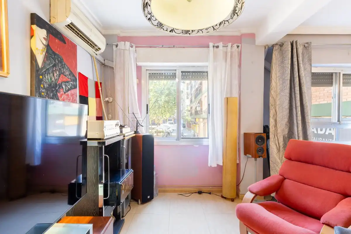 Sala de estar de Piso en venta en Valencia con Aire acondicionado y Calefacción