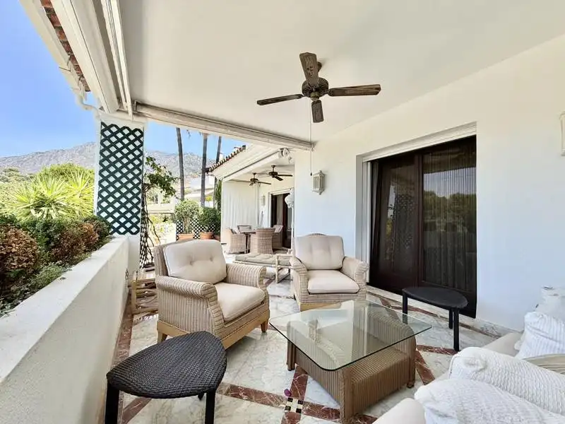 Terraza de Apartamento de alquiler en Marbella con Aire acondicionado, Calefacción y Terraza