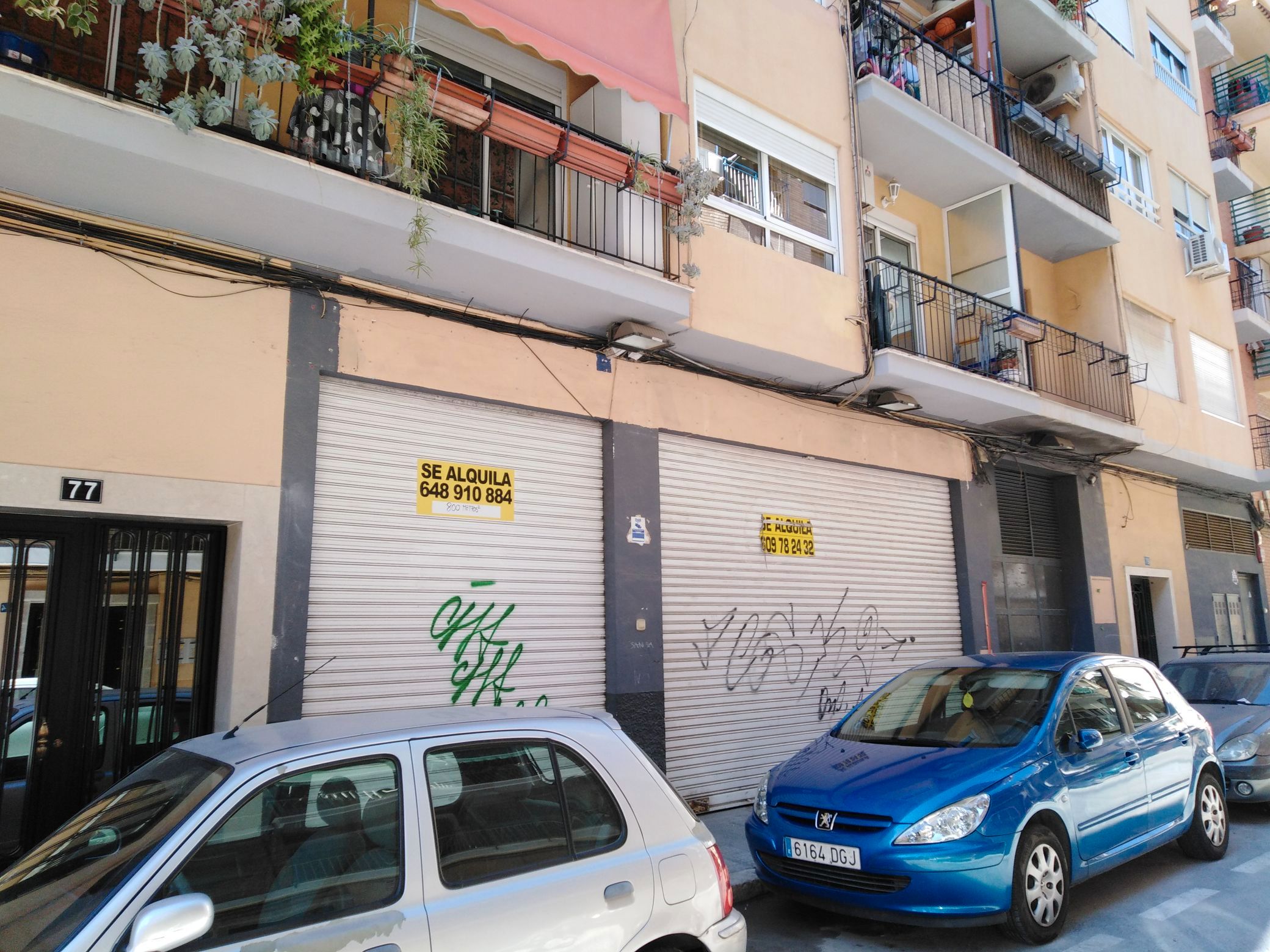 Vista exterior de Local de lloguer en Alicante / Alacant amb Aire condicionat, Moblat i Alarma