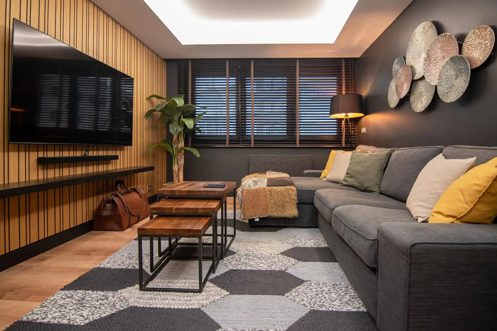 Sala de estar de Piso en venta en A Coruña Capital  con Calefacción, Trastero y Amueblado