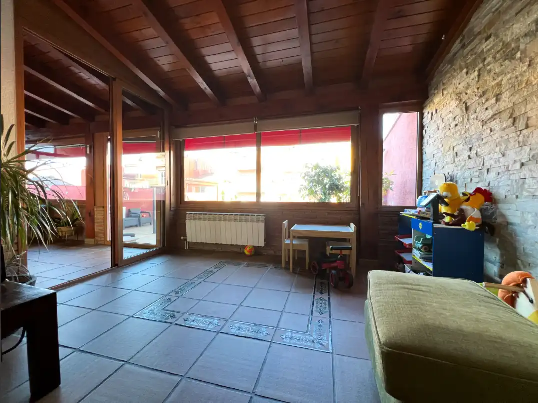 Wohnzimmer von Erdgeschoss zum Verkauf in Les Franqueses del Vallès mit Terrasse und Abstellraum