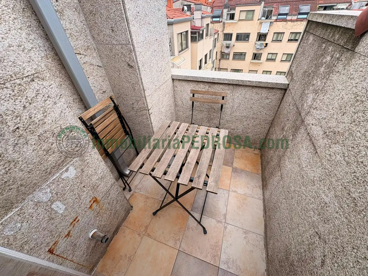 Terraza de Apartamento de alquiler en Pontevedra Capital  con Calefacción, Terraza y Trastero