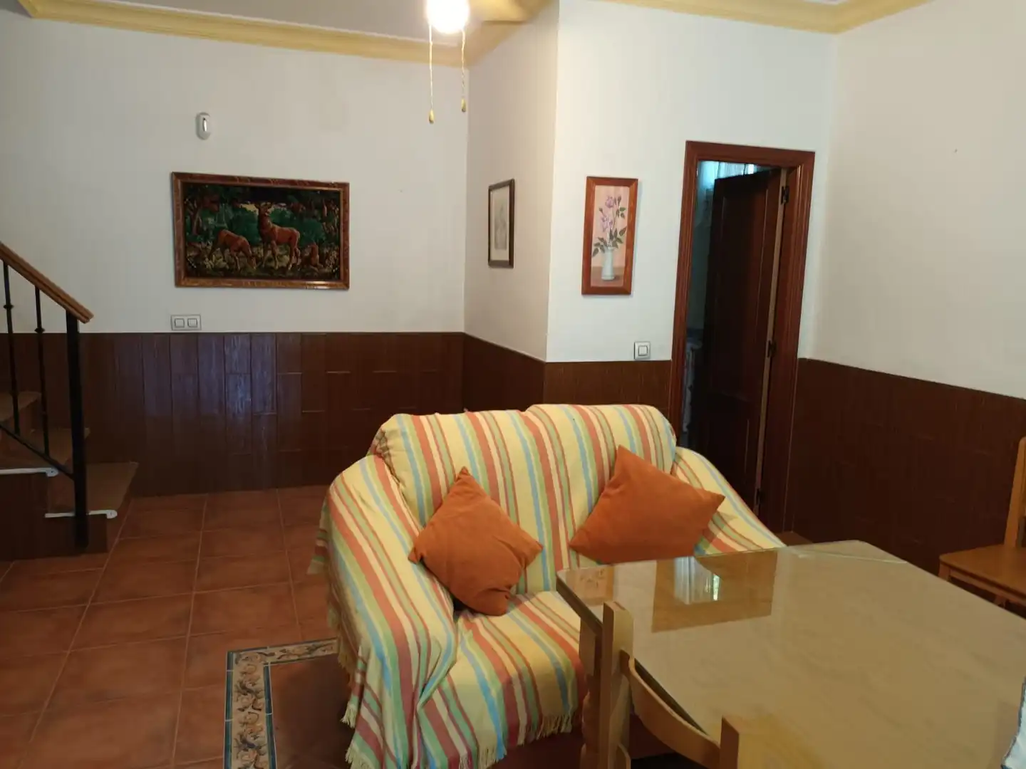 Living room of Houses for sale in Mengíbar  with Air Conditioner, Terrace and Storage room
