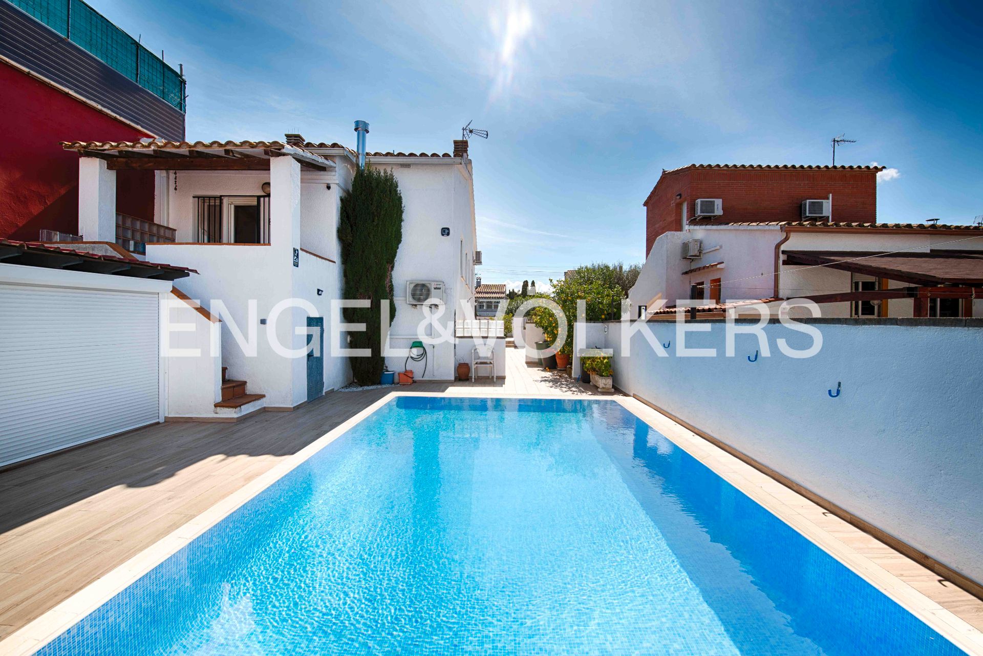 Swimming pool of Single-family semi-detached for sale in Castelló d'Empúries  with Air Conditioner, Terrace and Swimming Pool