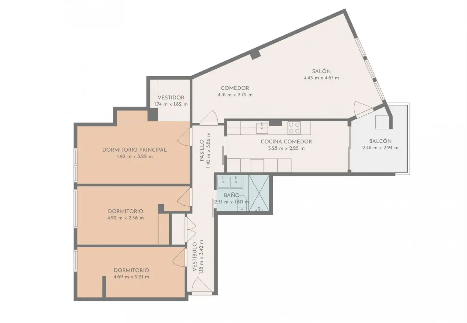 Flat for sale in Figueres  with Terrace, Oven and Microwave
