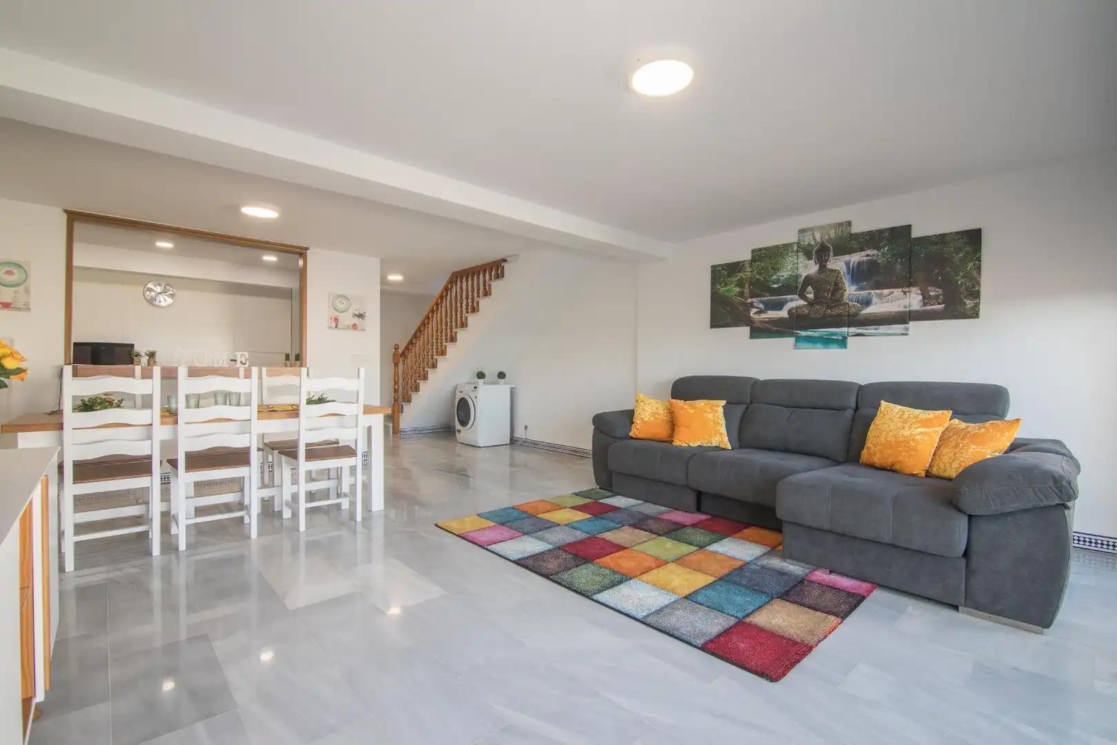 Sala de estar de Casa o chalet en venta en Santa Pola con Aire acondicionado, Calefacción y Jardín privado