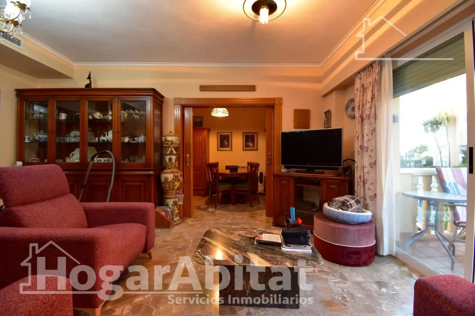 Living room of Flat for sale in Dénia  with Air Conditioner, Heating and Terrace