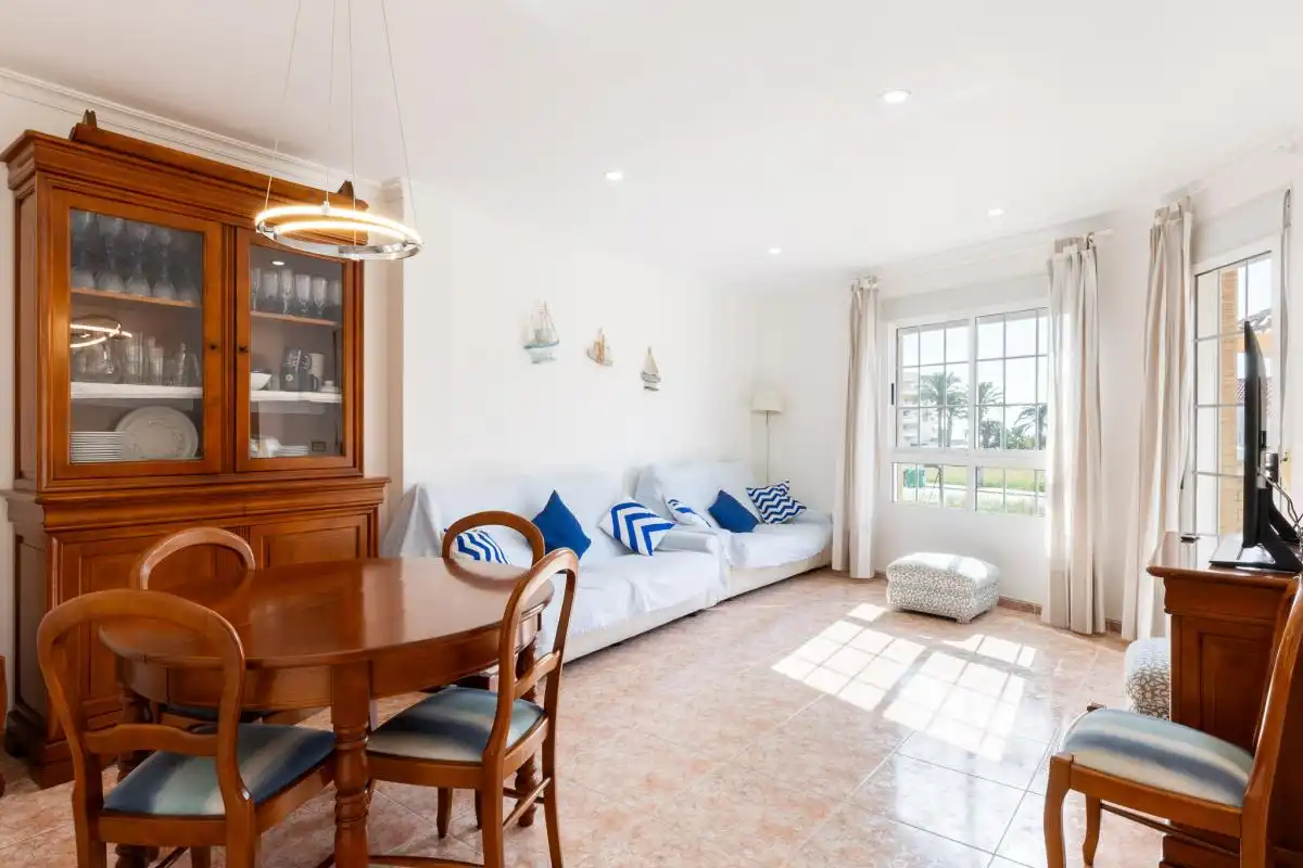 Sala d'estar de Casa adosada en venda en Canet d'En Berenguer amb Aire condicionat, Calefacció i Terrassa
