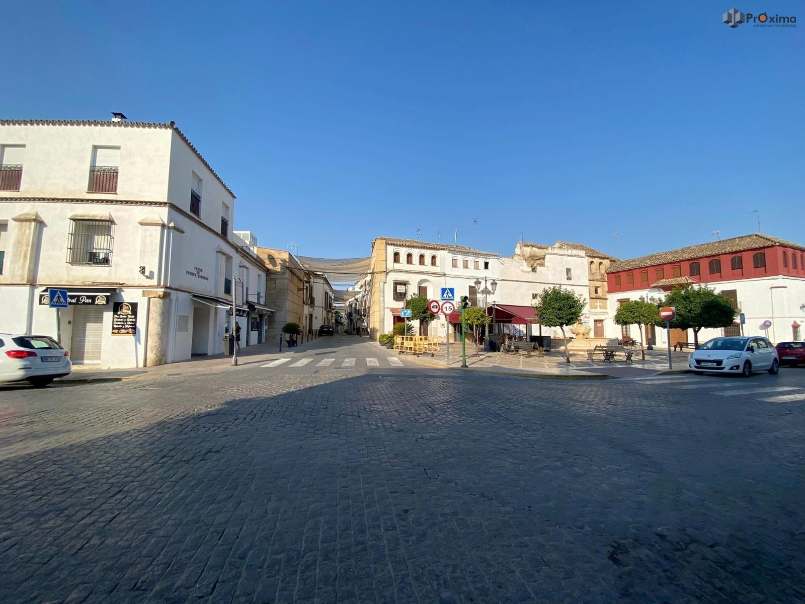 Exterior view of Single-family semi-detached for sale in Écija  with Air Conditioner, Terrace and Storage room