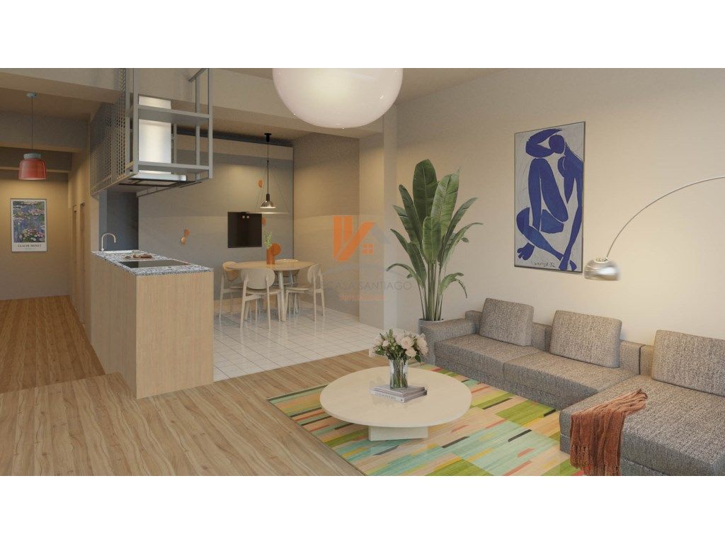 Sala de estar de Apartamento en venta en Santiago de Compostela  con Balcón