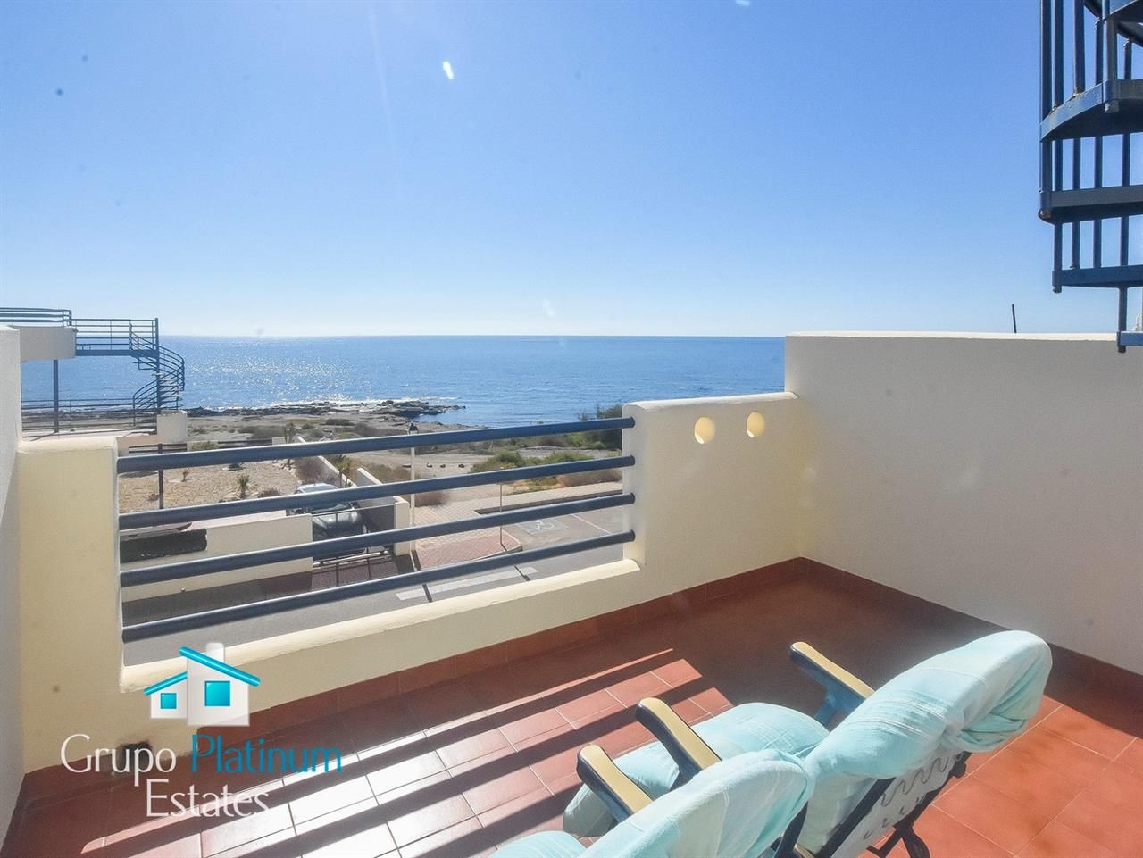 Terrace of Single-family semi-detached for sale in Cuevas del Almanzora  with Swimming Pool and Furnished