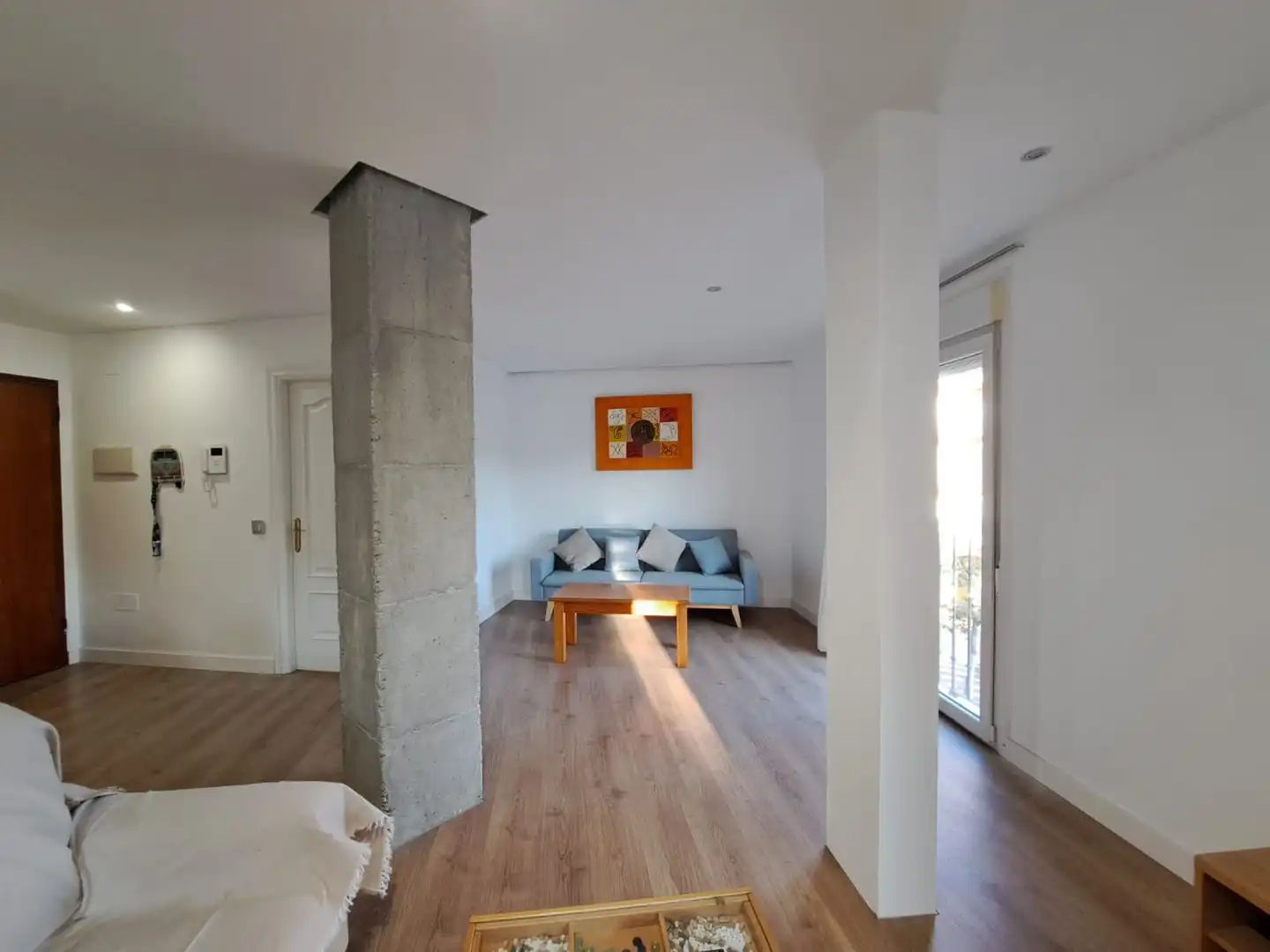 Living room of Flat for rent in Algeciras  with Air Conditioner, Furnished and Pets allowed