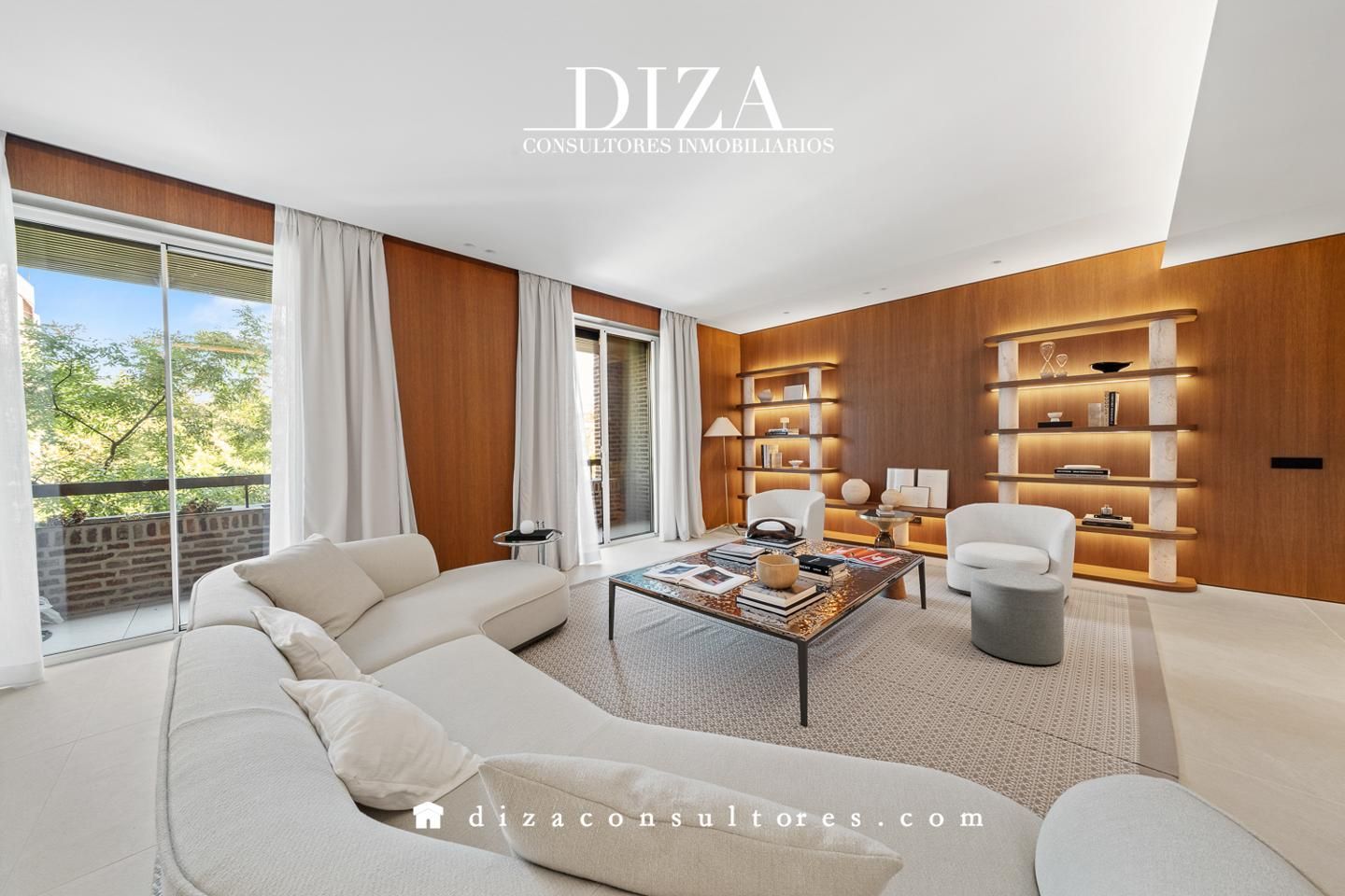 Sala de estar de Piso en venta en  Madrid Capital con Aire acondicionado, Calefacción y Terraza