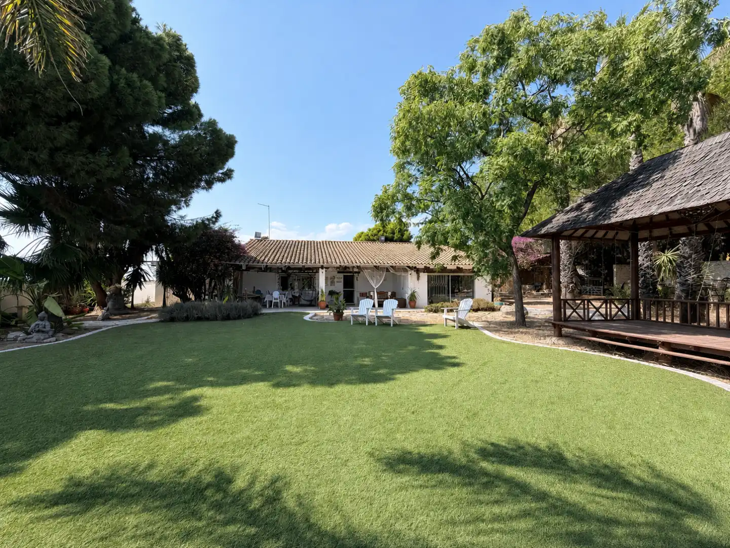 Garden of Houses for sale in Bétera  with Air Conditioner, Heating and Swimming Pool