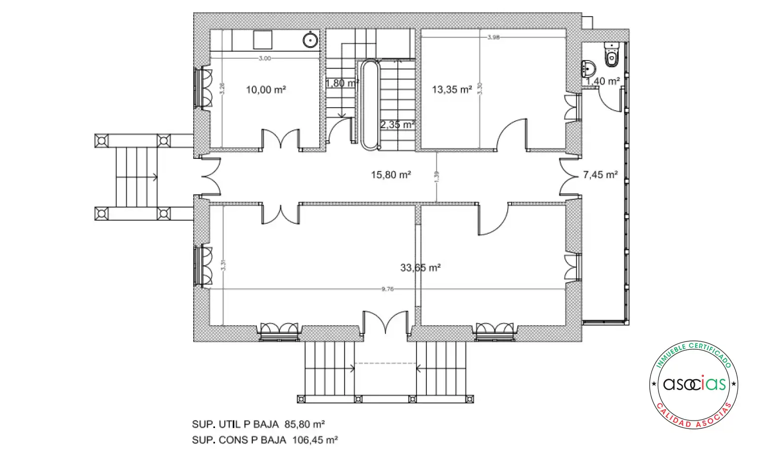 Casa o chalet en venta en Soto del Barco con Calefacción, Jardín privado y Parquet