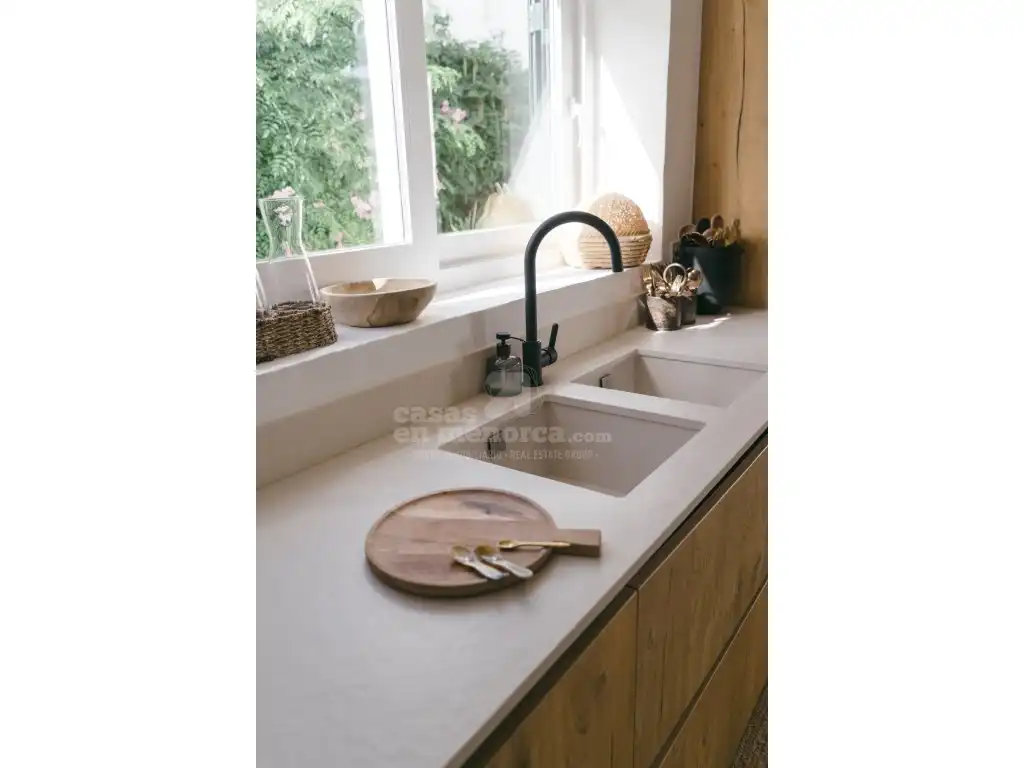 Cocina de Casa o chalet en venta en Es Castell con Aire acondicionado, Calefacción y Jardín privado