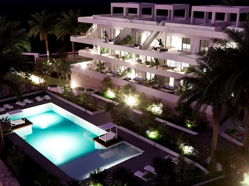 Piscina de Apartament en venda en Finestrat amb Piscina