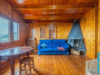 Sala d'estar de Casa o xalet en venda en Sant Cebrià de Vallalta amb Aire condicionat, Calefacció i Jardí privat