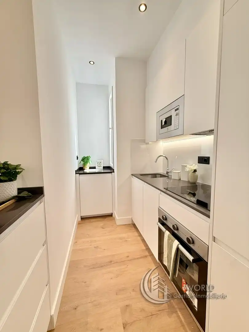 Kitchen of Flat for sale in Madrid  with Air Conditioner, Heating and Furnished