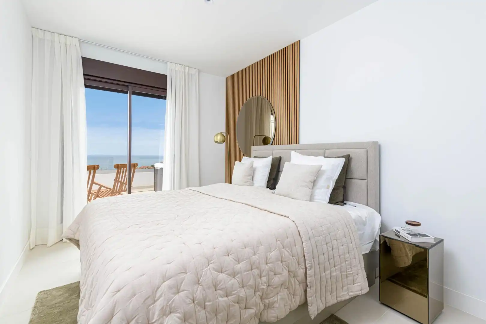 Schlafzimmer von Dachboden zum Verkauf in Fuengirola mit Gemeinschaftspool