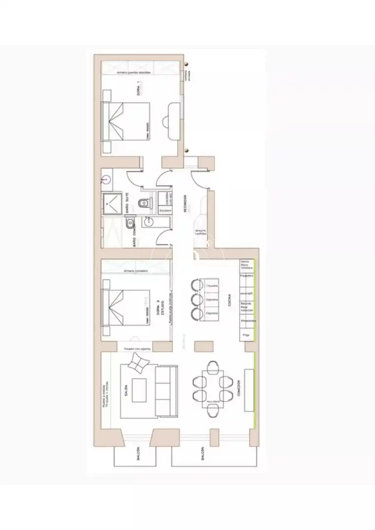 Piso en venta en Madrid con Aire acondicionado, Calefacción y Amueblado