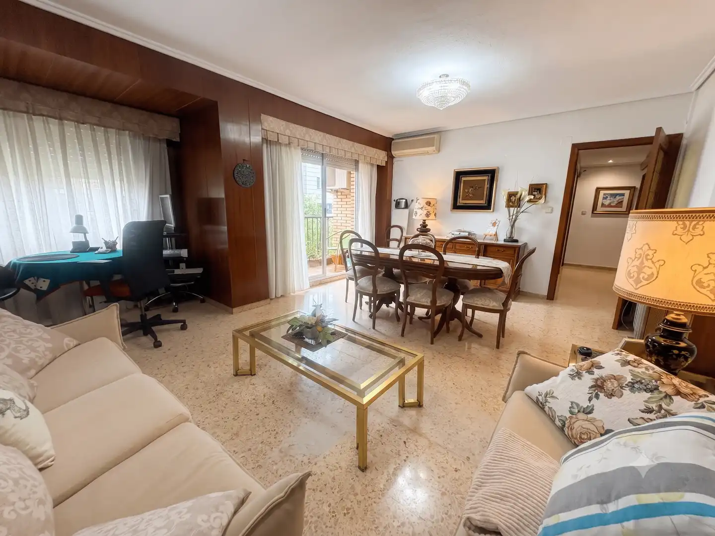 Sala de estar de Piso en venta en Valencia con Aire acondicionado y Balcón