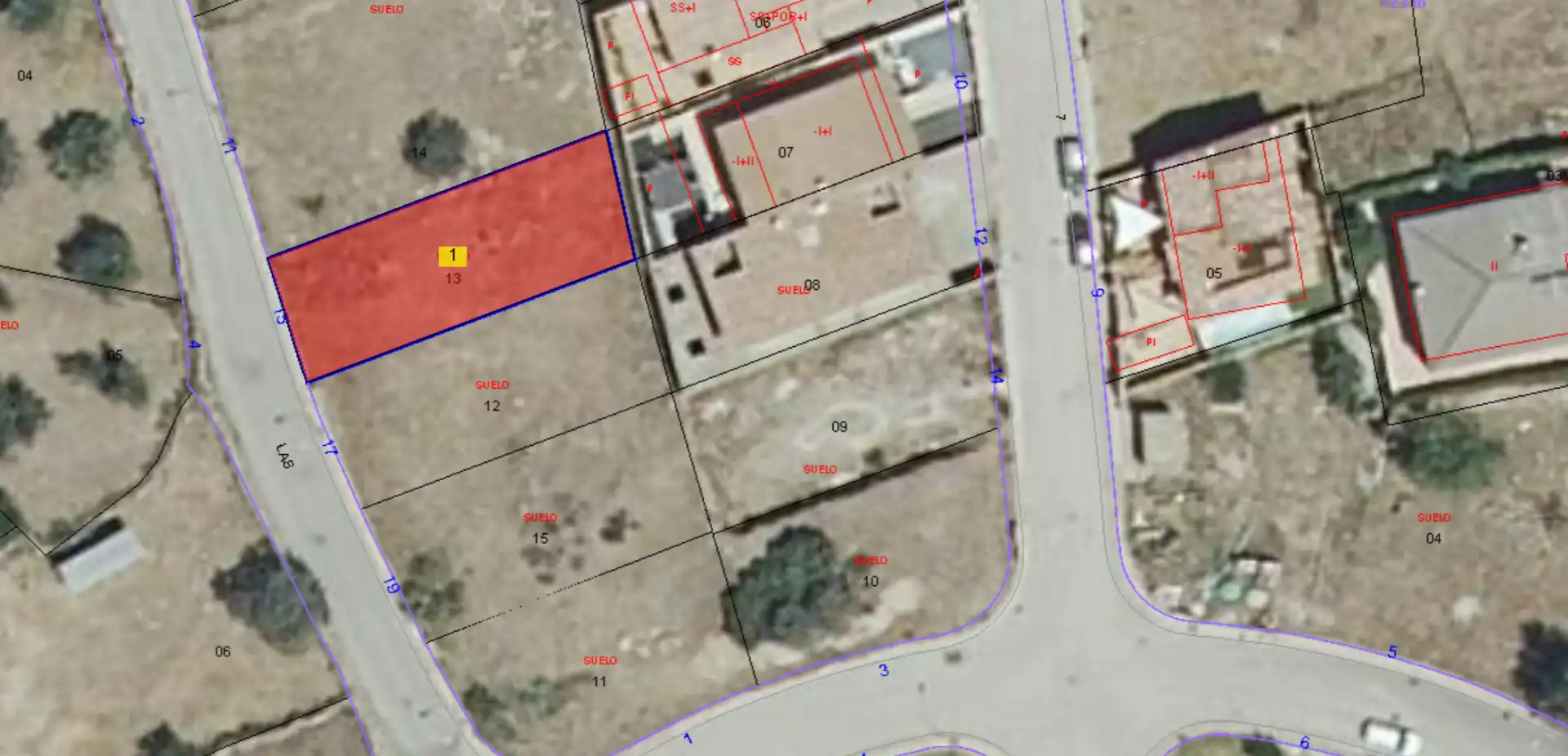 Residential land for sale in Calle Las Cruces