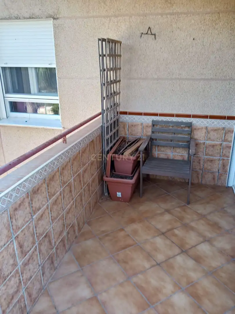 Terrasse von Wohnungen zum Verkauf in Málaga mit Klimaanlage, Privatgarten und Abstellraum