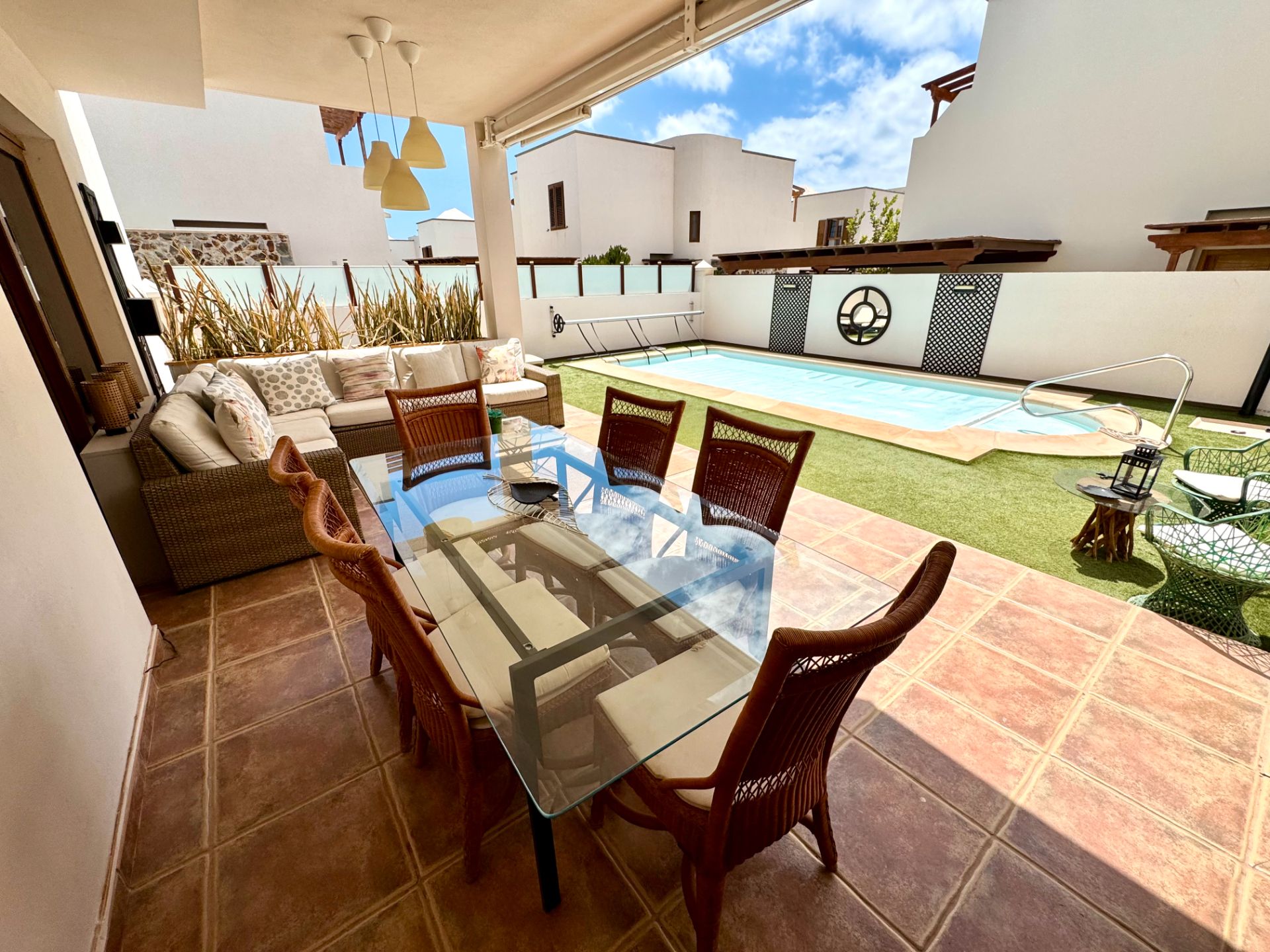 Terrace of House or chalet for sale in Teguise  with Private garden, Terrace and Swimming Pool
