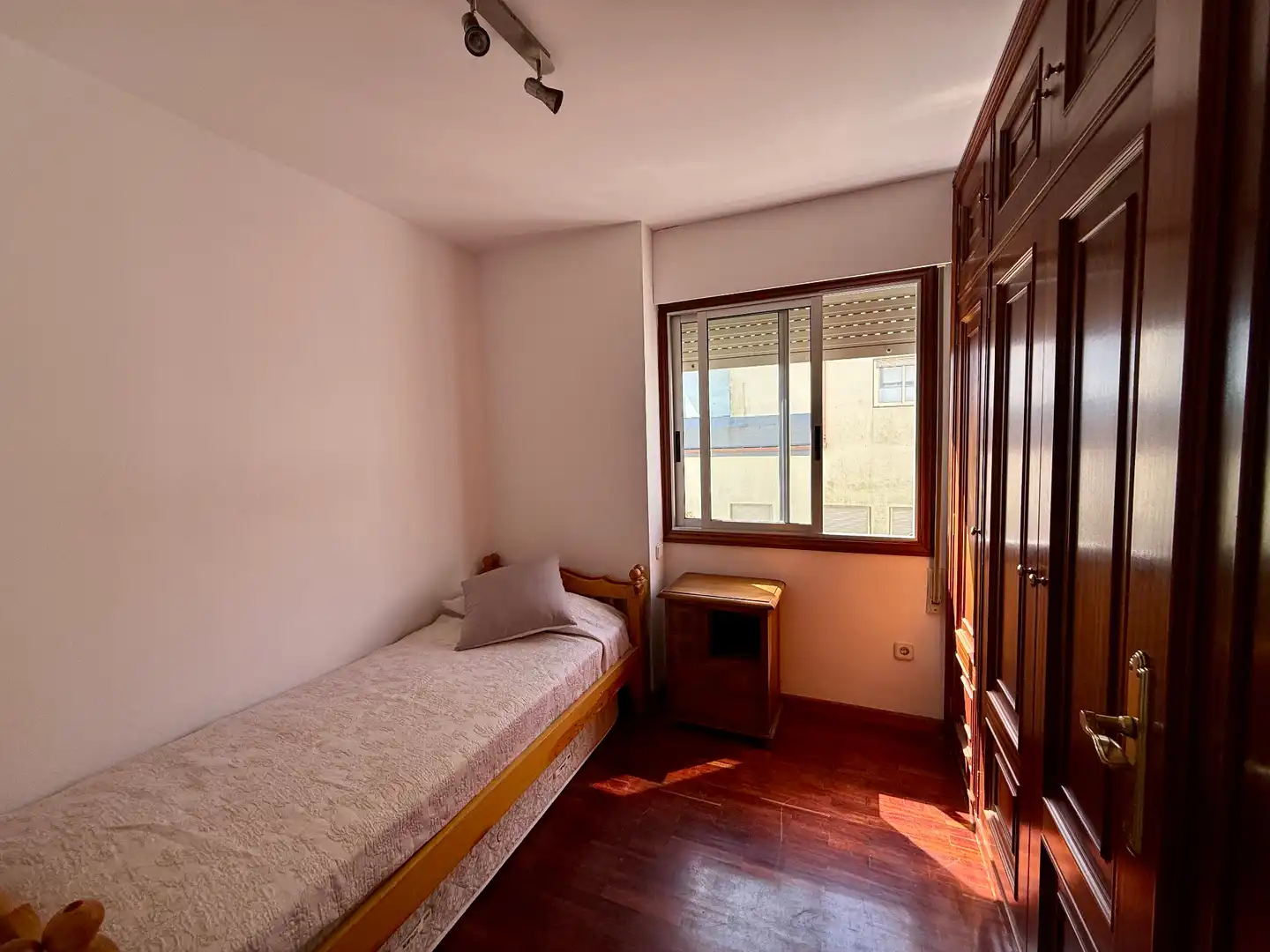 Bedroom of Flat for sale in O Grove    with Storage room, Furnished and Oven