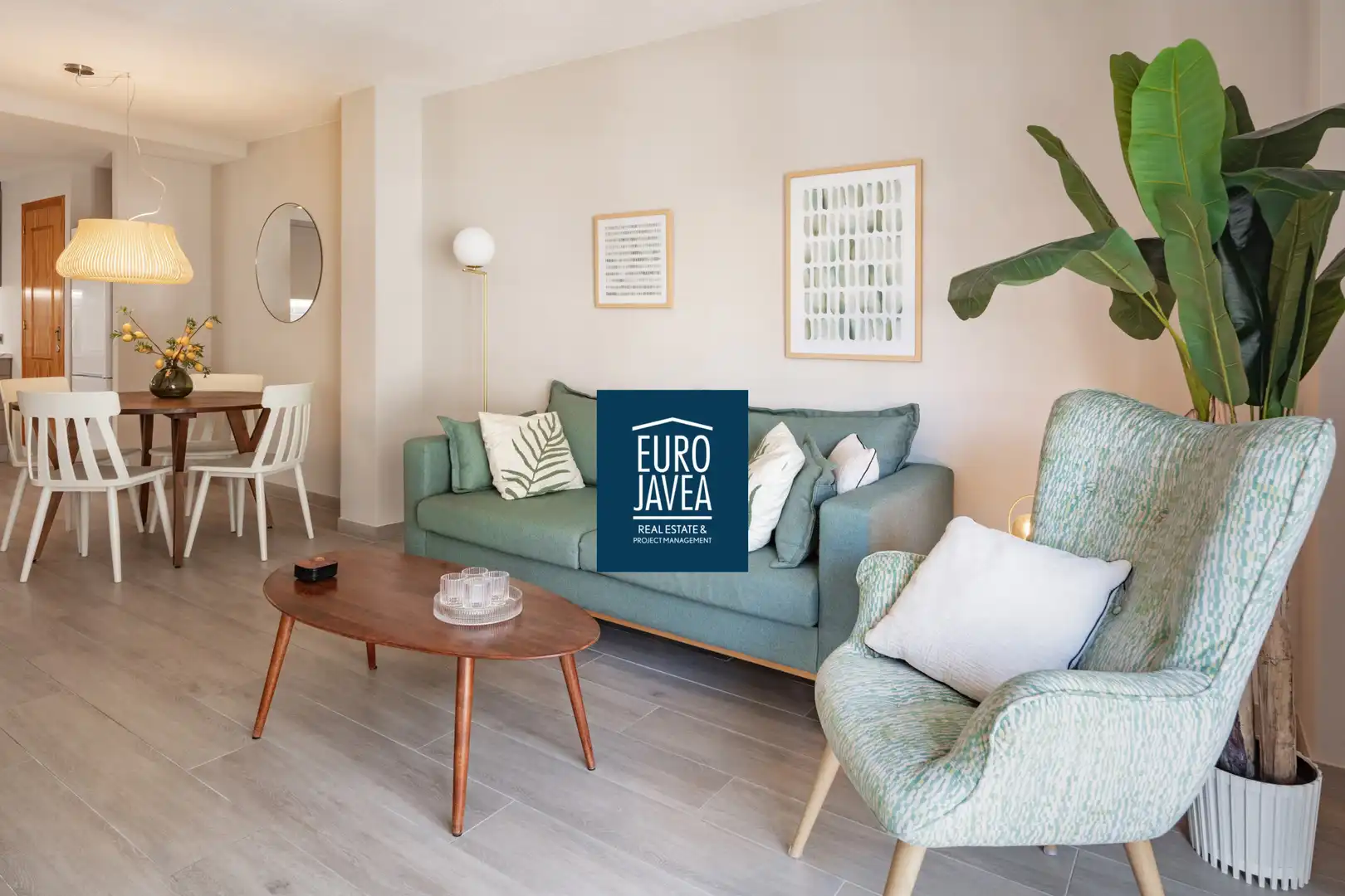Sala de estar de Apartamento en venta en Jávea / Xàbia con Aire acondicionado y Balcón